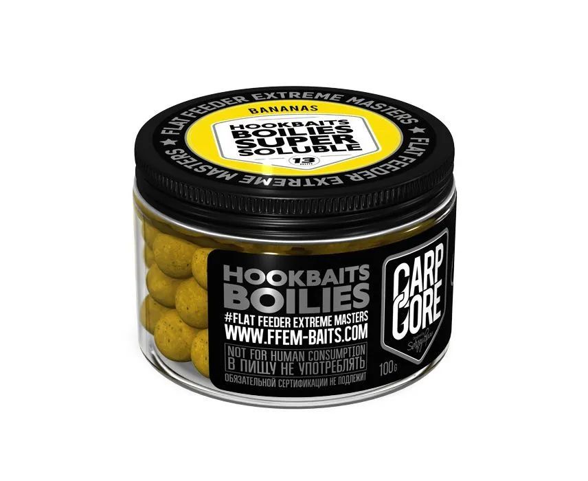 Растворимые насадочные бойлы FEEM Baits HOOK BAITS SUPER SOLUBLE Ананас и банан 13мм, Желтый
Растворимые насадочные бойлы FEEM Baits HOOK BAITS SUPER SOLUBLE Ананас и банан 13мм, Желтый