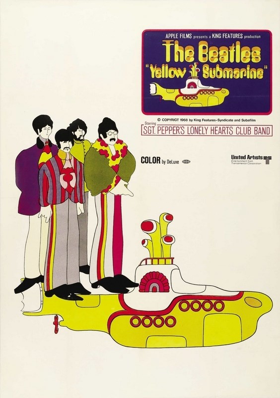 Постер к мультфильму "The Beatles: Желтая подводная лодка" (Yellow Submarine) Оригинальный
Постер к мультфильму "The Beatles: Желтая подводная лодка" (Yellow Submarine) Оригинальный