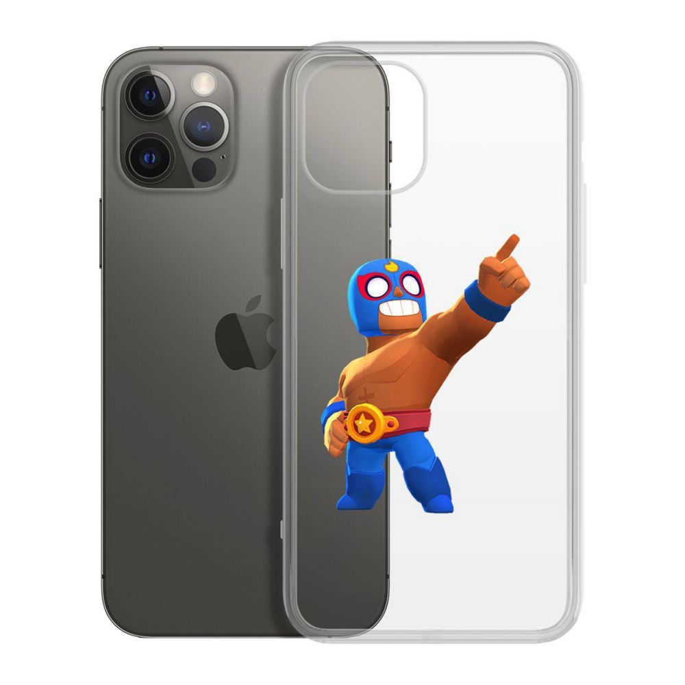 Чехол-накладка Krutoff Clear Case Brawl Stars-Эль Примо для iPhone 12 Pro Max, Прозрачный
Чехол-накладка Krutoff Clear Case Brawl Stars-Эль Примо для iPhone 12 Pro Max, Прозрачный