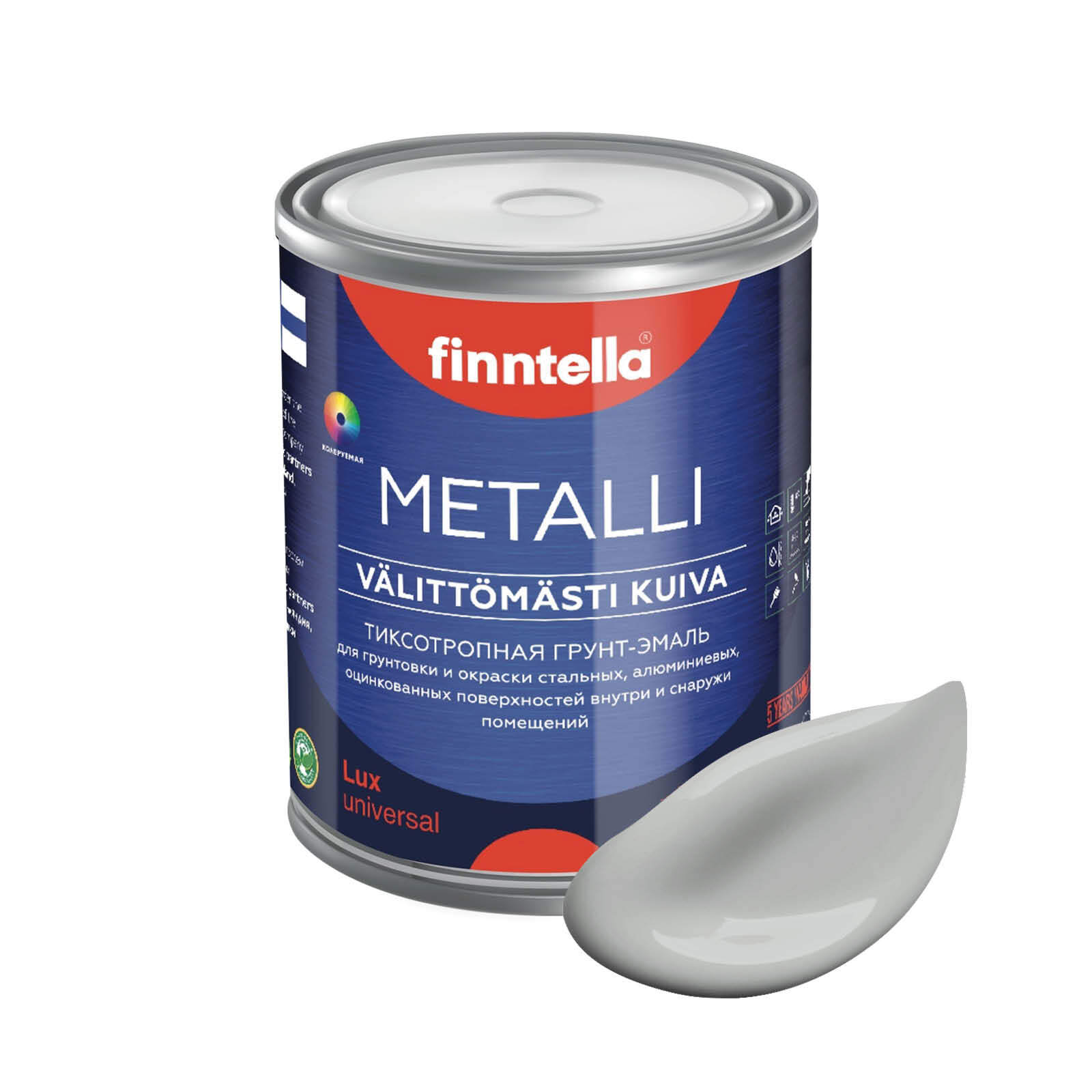Грунт-эмаль для металла METALLI 3 в 1, светло-серый, цвет SEITTI, 1л, Быстросохнущая краска по металлу METALLI. Грунт эмаль 3 в 1 по железу и по оцинковке для наружных и внутренних работ. Антикоррозийная защита металла. Грунт краска по ржавчине.
Грунт-эмаль для металла METALLI 3 в 1, светло-серый, цвет SEITTI, 1л, Быстросохнущая краска по металлу METALLI. Грунт эмаль 3 в 1 по железу и по оцинковке для наружных и внутренних работ. Антикоррозийная защита металла. Грунт краска по ржавчине.