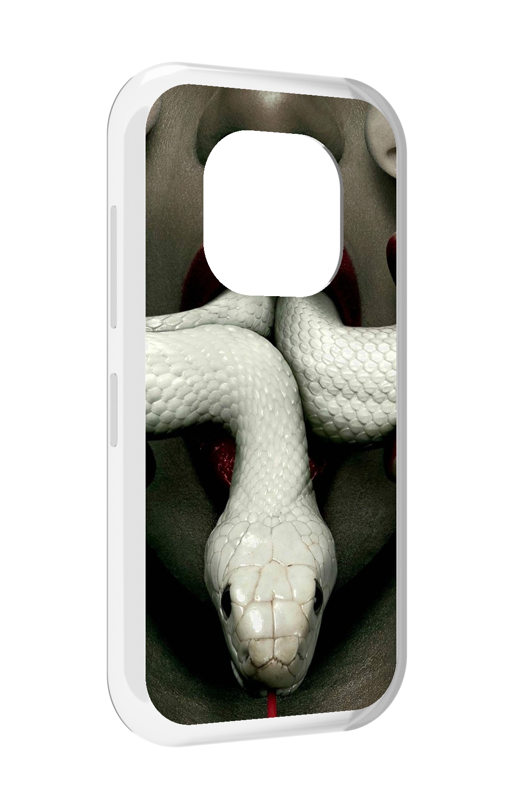 Чехол задняя-панель-накладка-бампер MyPads белая-змея для Doogee V20 противоударный, Прозрачный, Tocco
Чехол задняя-панель-накладка-бампер MyPads белая-змея для Doogee V20 противоударный, Прозрачный, Tocco