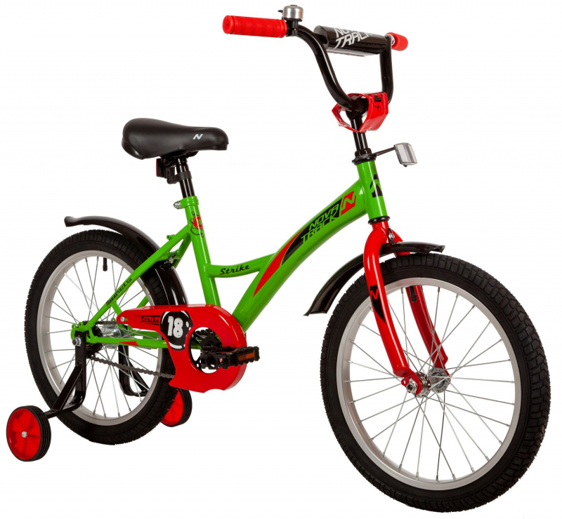 фото Велосипед novatrack 18 strike зеленый