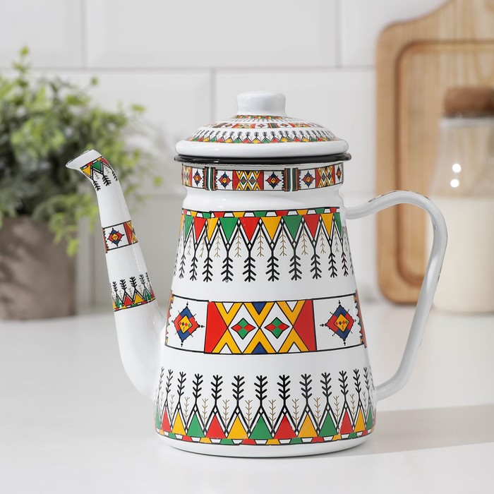Кофейник «Скандинавия», 1,2 л, 20×12×20,5 см, цвет белый, Посуда эмалированная "Скандинавия"
Кофейник «Скандинавия», 1,2 л, 20×12×20,5 см, цвет белый, Посуда эмалированная "Скандинавия"