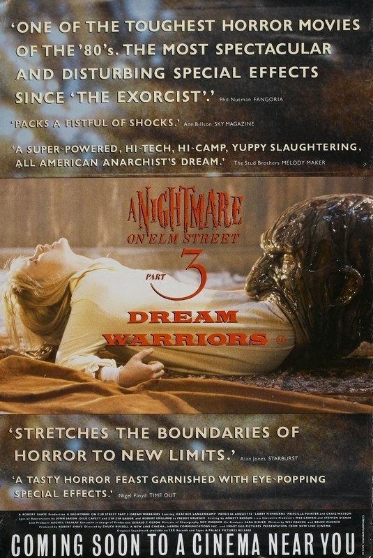 Постер к фильму "Кошмар на улице Вязов 3: Воины сна" (A Nightmare on Elm Street 3 Dream Wa
Постер к фильму "Кошмар на улице Вязов 3: Воины сна" (A Nightmare on Elm Street 3 Dream Wa