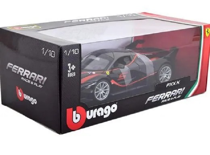 Машина коллекционная металлическая Bburago №5 1:18 Ferrari R&P FXX K 18-16010, Черный, 18-16010
Машина коллекционная металлическая Bburago №5 1:18 Ferrari R&P FXX K 18-16010, Черный, 18-16010