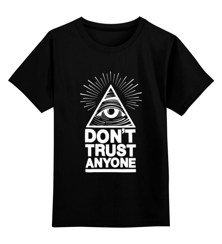 Детская футболка классическая Printio Don't trust anyone, р. 128, Черный, 0000000634209
Детская футболка классическая Printio Don't trust anyone, р. 128, Черный, 0000000634209