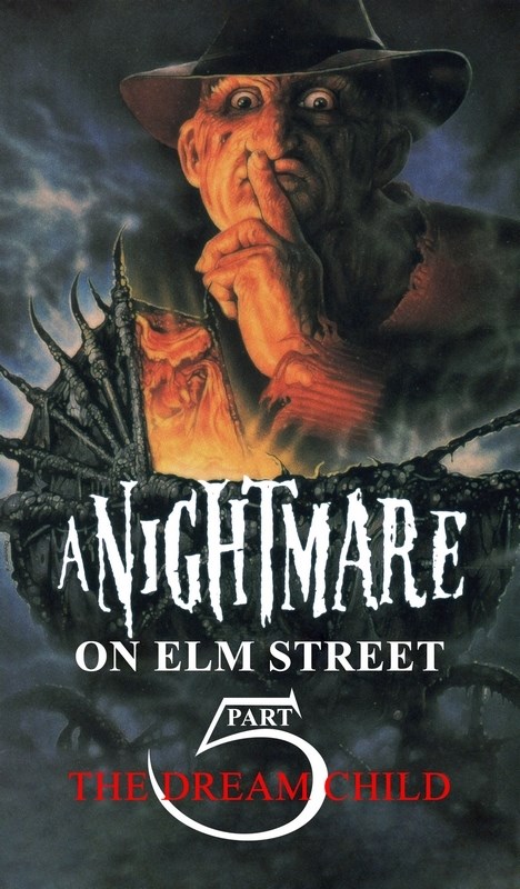 Постер к фильму "Кошмар на улице Вязов 5: Дитя сна" (A Nightmare on Elm Street The Dream C
Постер к фильму "Кошмар на улице Вязов 5: Дитя сна" (A Nightmare on Elm Street The Dream C