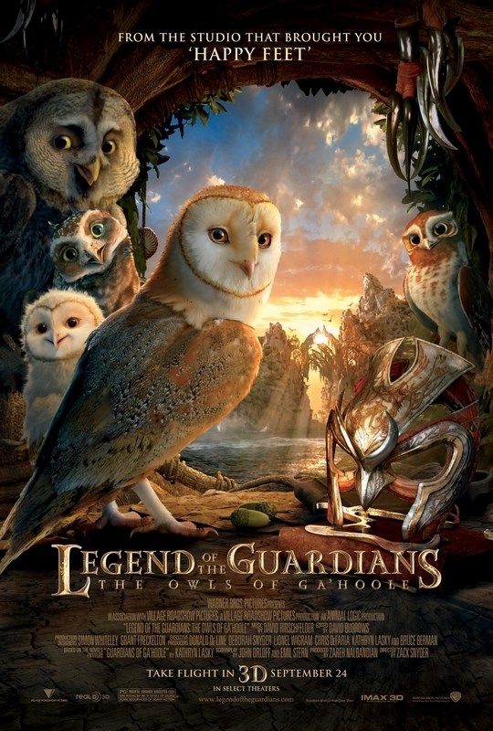 Постер к мультфильму "Легенды ночных стражей" (Legend of the Guardians The Owls of Ga’Hool
Постер к мультфильму "Легенды ночных стражей" (Legend of the Guardians The Owls of Ga’Hool