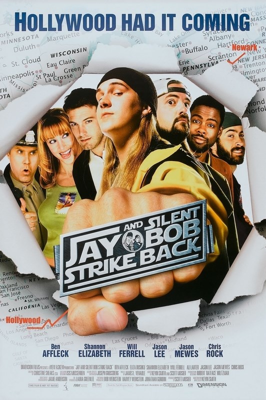 Постер к фильму "Джей и молчаливый Боб наносят ответный удар" (Jay and Silent Bob Strike B
Постер к фильму "Джей и молчаливый Боб наносят ответный удар" (Jay and Silent Bob Strike B