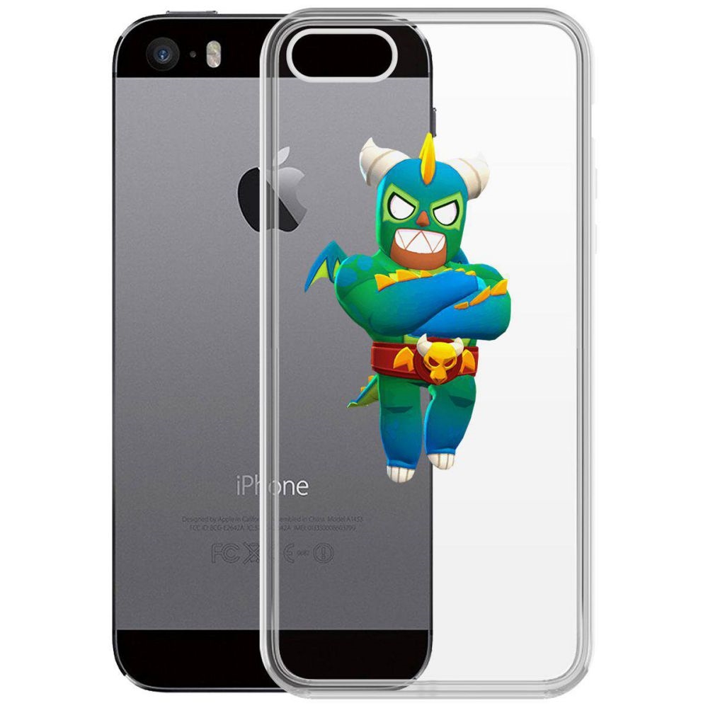 Чехол-накладка Krutoff Clear Case Brawl Stars-Эль Дракон Вердозо для iPhone 5/5s, Прозрачный
Чехол-накладка Krutoff Clear Case Brawl Stars-Эль Дракон Вердозо для iPhone 5/5s, Прозрачный