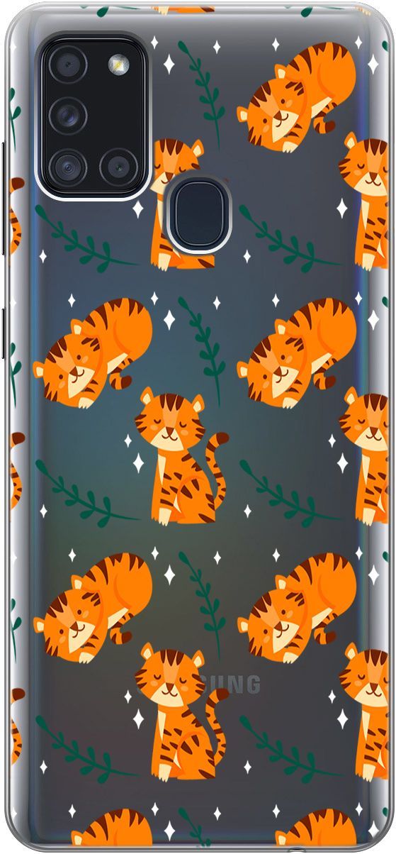 Силиконовый чехол на Samsung Galaxy A21s "Tigers" прозрачный, Прозрачный;бежевый, 5363
Силиконовый чехол на Samsung Galaxy A21s "Tigers" прозрачный, Прозрачный;бежевый, 5363
