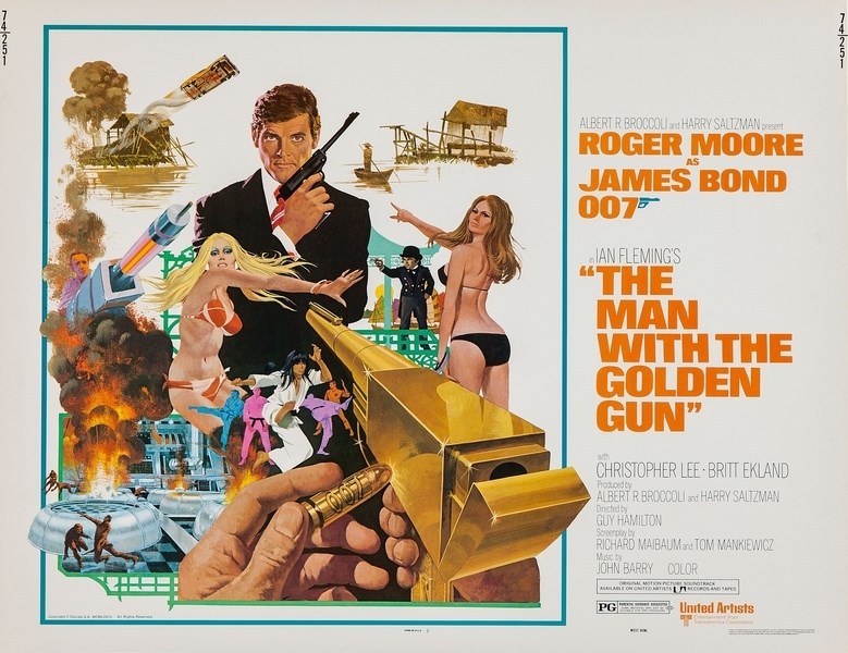 Постер к фильму "Джеймс Бонд 09 - Человек с золотым пистолетом" (The Man with the Golden G
Постер к фильму "Джеймс Бонд 09 - Человек с золотым пистолетом" (The Man with the Golden G