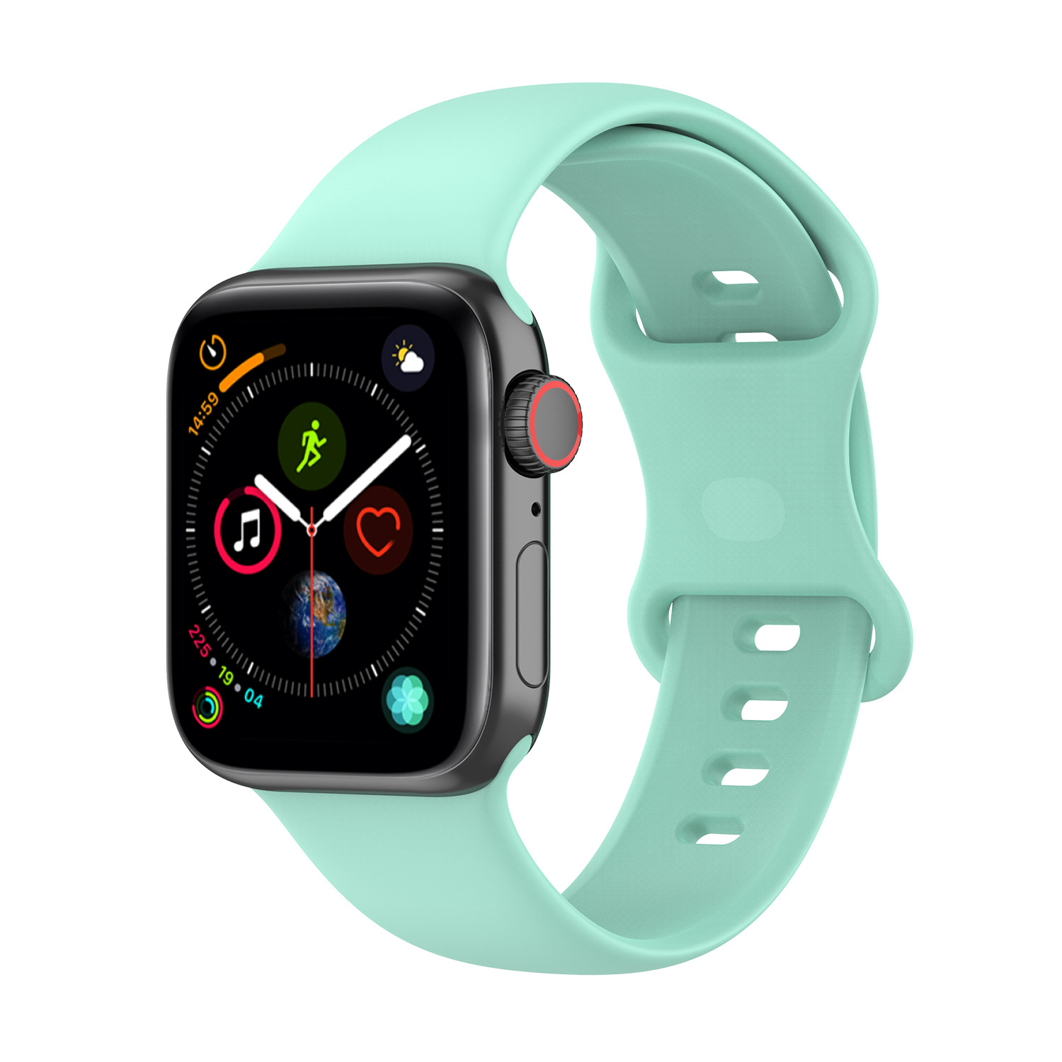 Силиконовый ремешок для Apple Watch 1-9 / SE / ULTRA (42/44/45/49 мм), чайный, L, Бирюзовый, Watch 1-9 / SE / ULTRA (42/44/45/49 мм), размер L
Силиконовый ремешок для Apple Watch 1-9 / SE / ULTRA (42/44/45/49 мм), чайный, L, Бирюзовый, Watch 1-9 / SE / ULTRA (42/44/45/49 мм), размер L