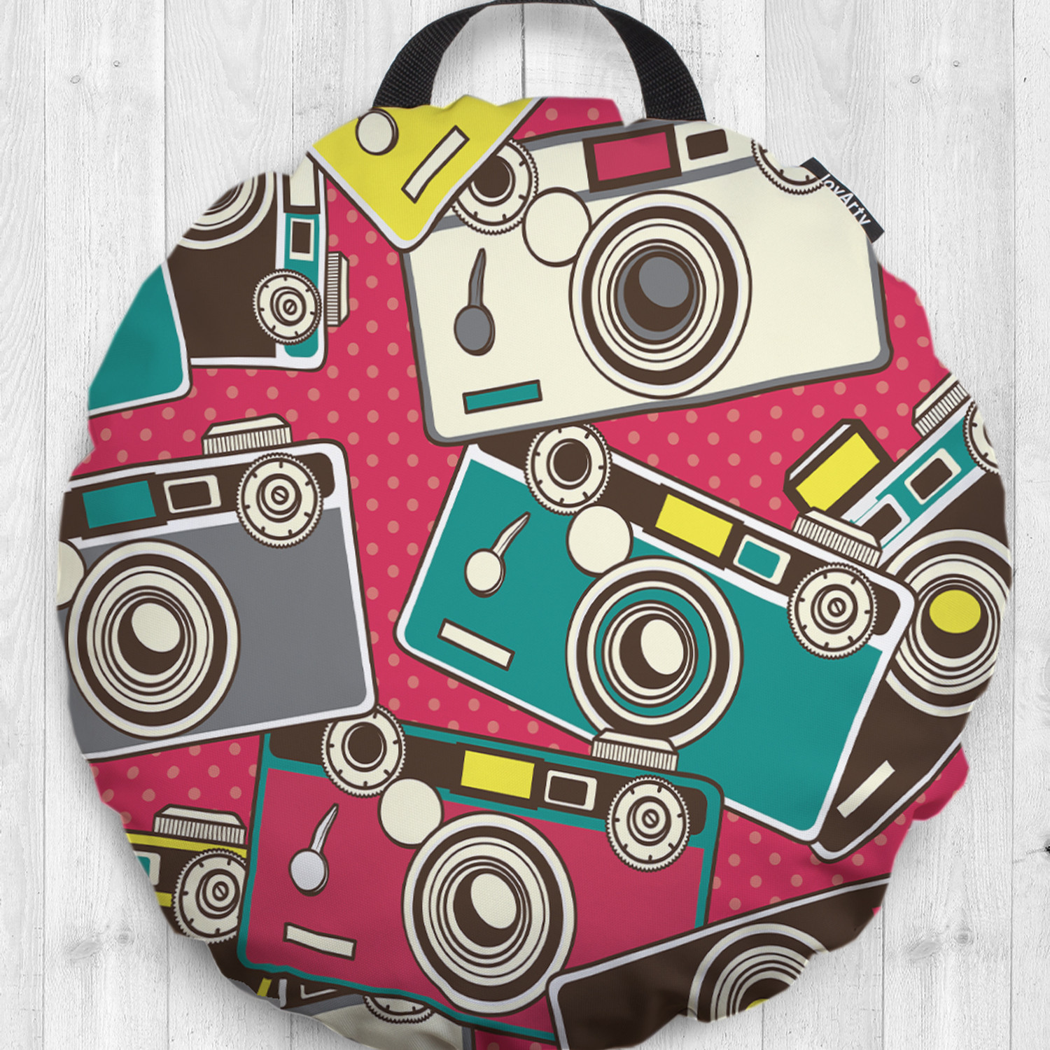 Декоративная подушка JoyArty Винтажный фотоаппарат на пол круглая 52 см, Розовый
Декоративная подушка JoyArty Винтажный фотоаппарат на пол круглая 52 см, Розовый