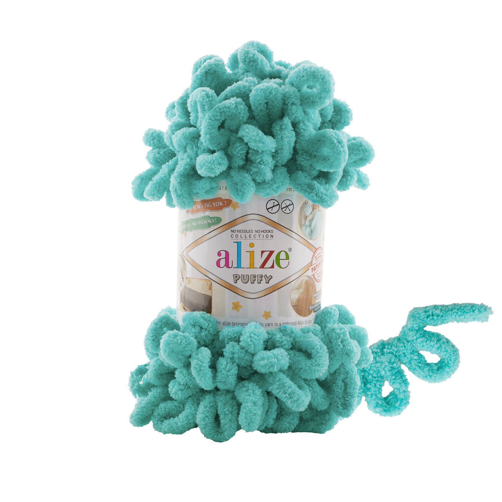 Пряжа Alize Puffy 100% микрополиэстер 9 м/100 гр 490 Морская волна, 5 мотков, Синий, Puffy NL01
Пряжа Alize Puffy 100% микрополиэстер 9 м/100 гр 490 Морская волна, 5 мотков, Синий, Puffy NL01