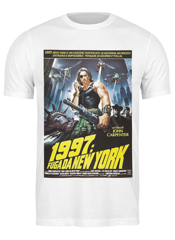 Футболка мужская Printio Escape from new york / побег из нью йорка белая 2XL, Белый, Escape from new york / побег из нью йорка
Футболка мужская Printio Escape from new york / побег из нью йорка белая 2XL, Белый, Escape from new york / побег из нью йорка