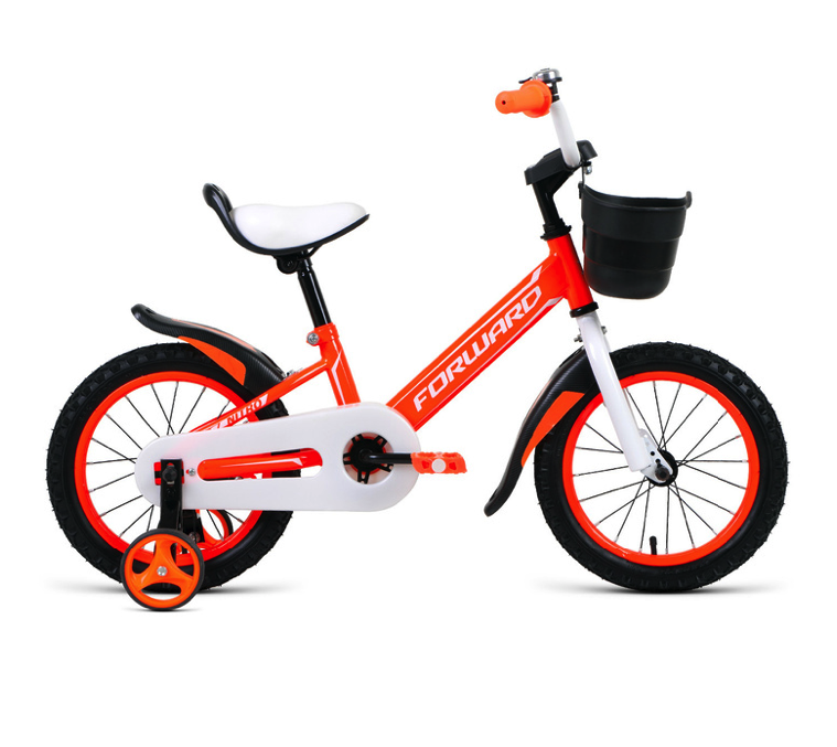 фото Велосипед 14 forward nitro 2022 оранжевый nobrand