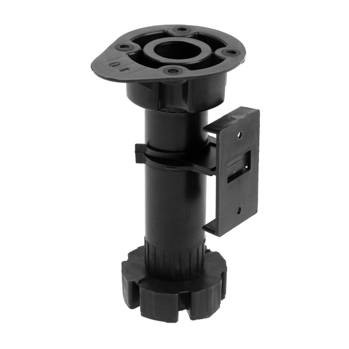 Опора пластиковая ТУНДРА, регулируемая d=26, H=120-160 мм, с клипсой, черная, набор 4 шт, Черный 
Опора пластиковая ТУНДРА, регулируемая d=26, H=120-160 мм, с клипсой, черная, набор 4 шт, Черный