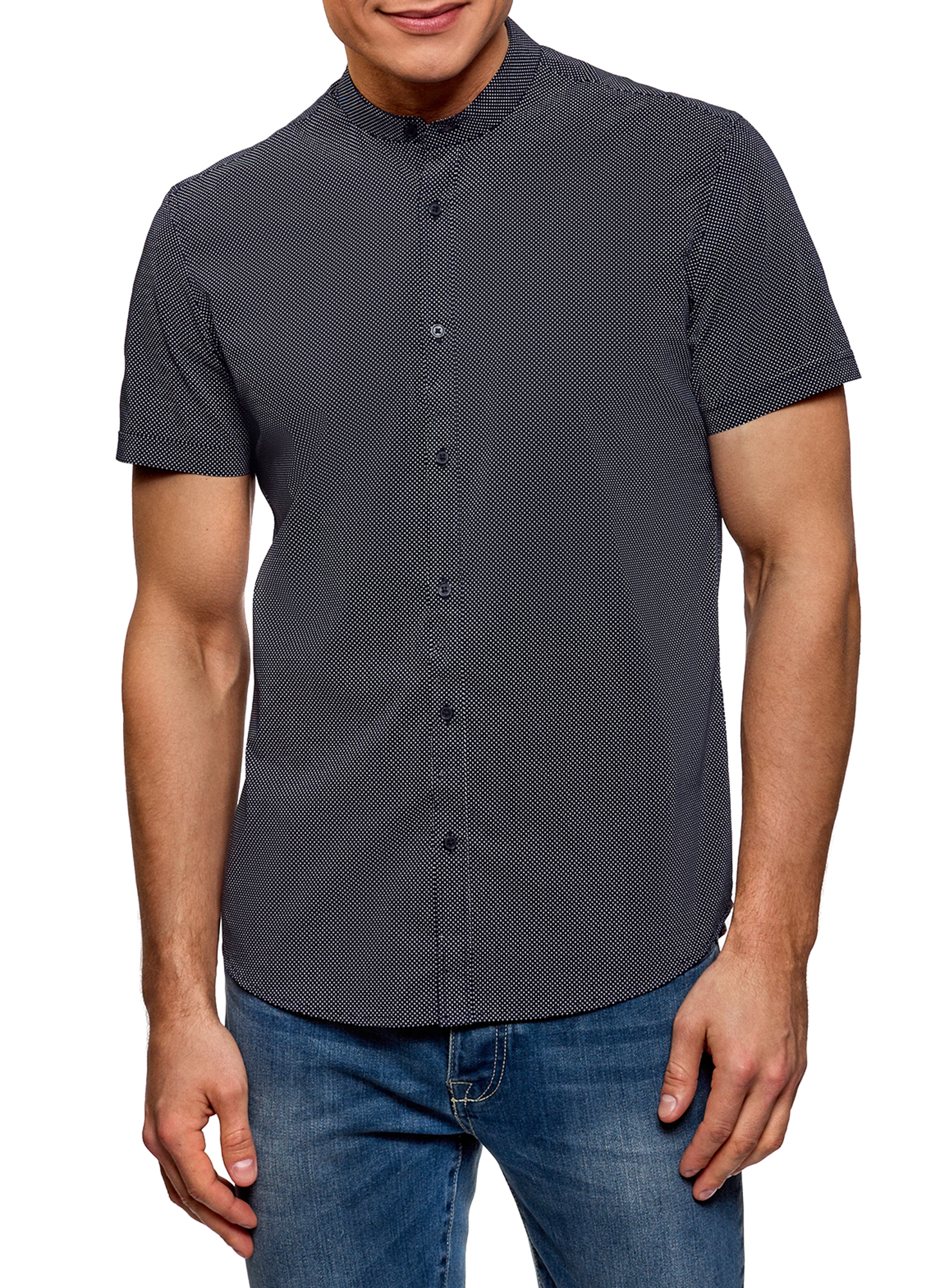 Рубашка мужская oodji 3L210050M синяя 40/182, 3L210050M 
Рубашка мужская oodji 3L210050M синяя 40/182, 3L210050M