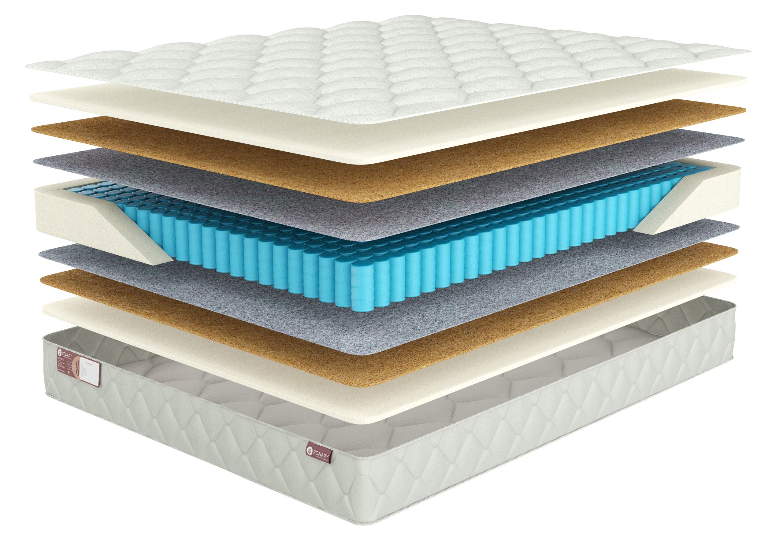 Матрас Sonary Bondi 220х186, Бежевый;белый;серый;серебристый, Bondi
Матрас Sonary Bondi 220х186, Бежевый;белый;серый;серебристый, Bondi