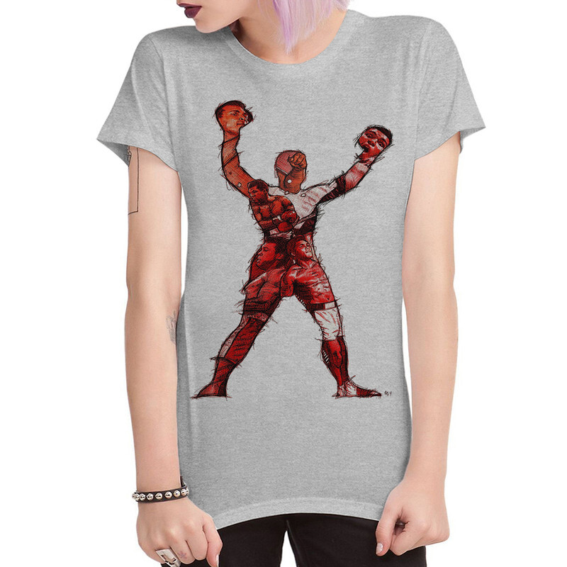 Футболка женская Dream Shirts Мухаммед Али 9899237111 серая 3XL, Мухаммед Али 9899237111
Футболка женская Dream Shirts Мухаммед Али 9899237111 серая 3XL, Мухаммед Али 9899237111