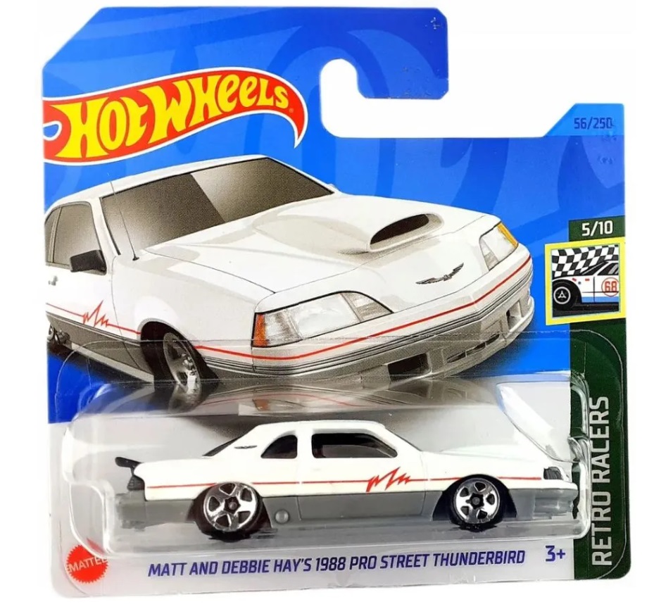Машинка Hot Wheels MATT AND DEBBIE HAY`S 1988 PRO STREET THUNDERBIRD 5785 HKH05, Белый;серый
Машинка Hot Wheels MATT AND DEBBIE HAY`S 1988 PRO STREET THUNDERBIRD 5785 HKH05, Белый;серый