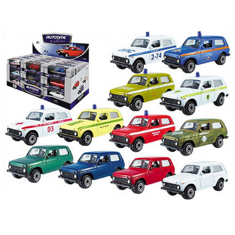 Коллекционная металлическая модель Autotime Lada 4х4, 1:60 
Коллекционная металлическая модель Autotime Lada 4х4, 1:60