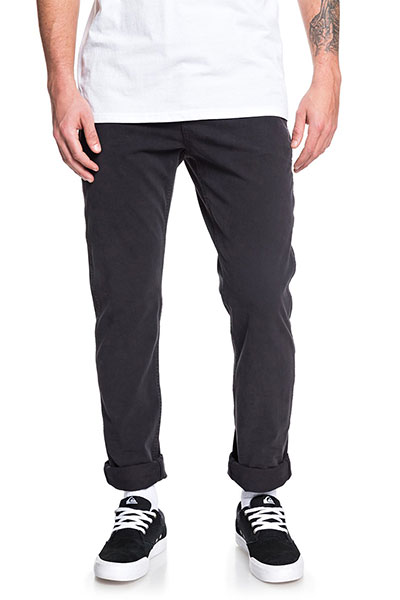 фото Прямые мужские брюки krandy quiksilver, черный, w36 quicksilver
