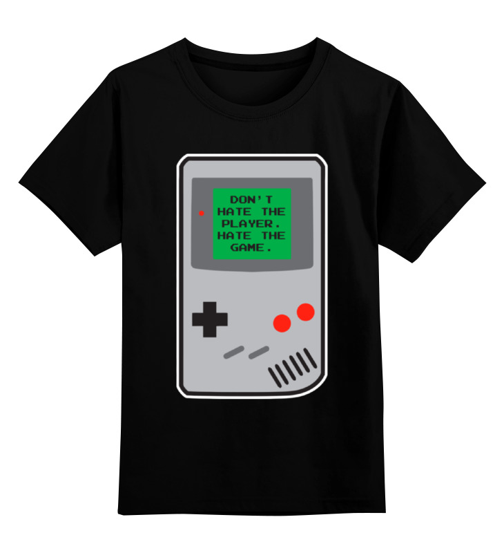 Детская футболка классическая Printio Don't hate the player, р. 152, Черный, 0000000634406
Детская футболка классическая Printio Don't hate the player, р. 152, Черный, 0000000634406
