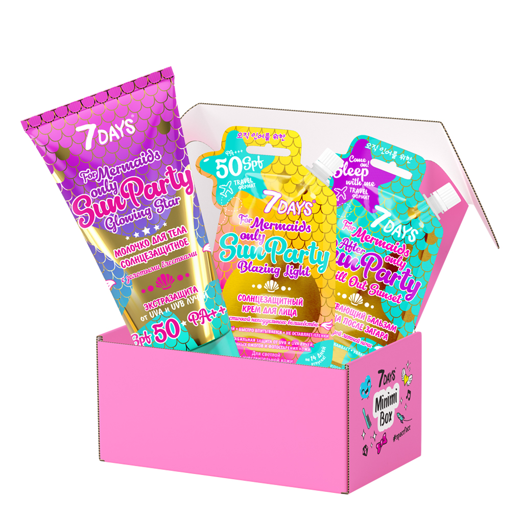 фото Подарочный набор средств по уходу за кожей лица и тела 7days minimi box № 106