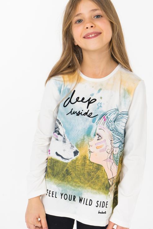 Лонгслив для девочки Boboli, цв.белый, р-р 122, 436036
Лонгслив для девочки Boboli, цв.белый, р-р 122, 436036