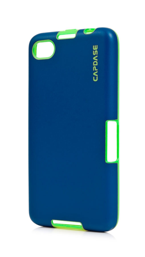 фото Силиконовый tpu чехол capdase soft jacket vika для blackberry z30 - сине-зеленый