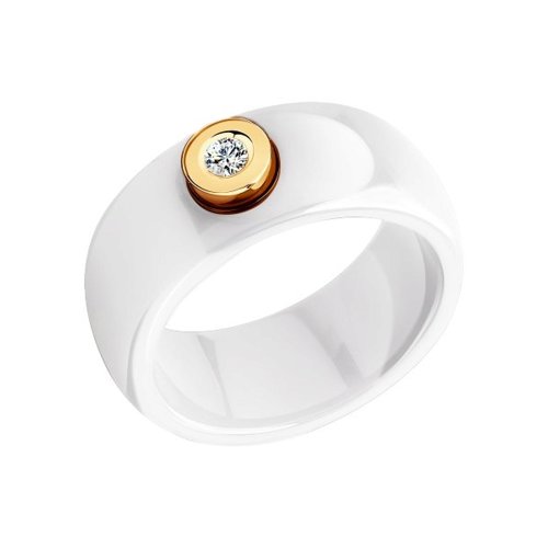 Кольцо из золота и керамики р. , SOKOLOV Diamonds 6015003, бриллиант\керамика, 6015003
Кольцо из золота и керамики р. , SOKOLOV Diamonds 6015003, бриллиант\керамика, 6015003