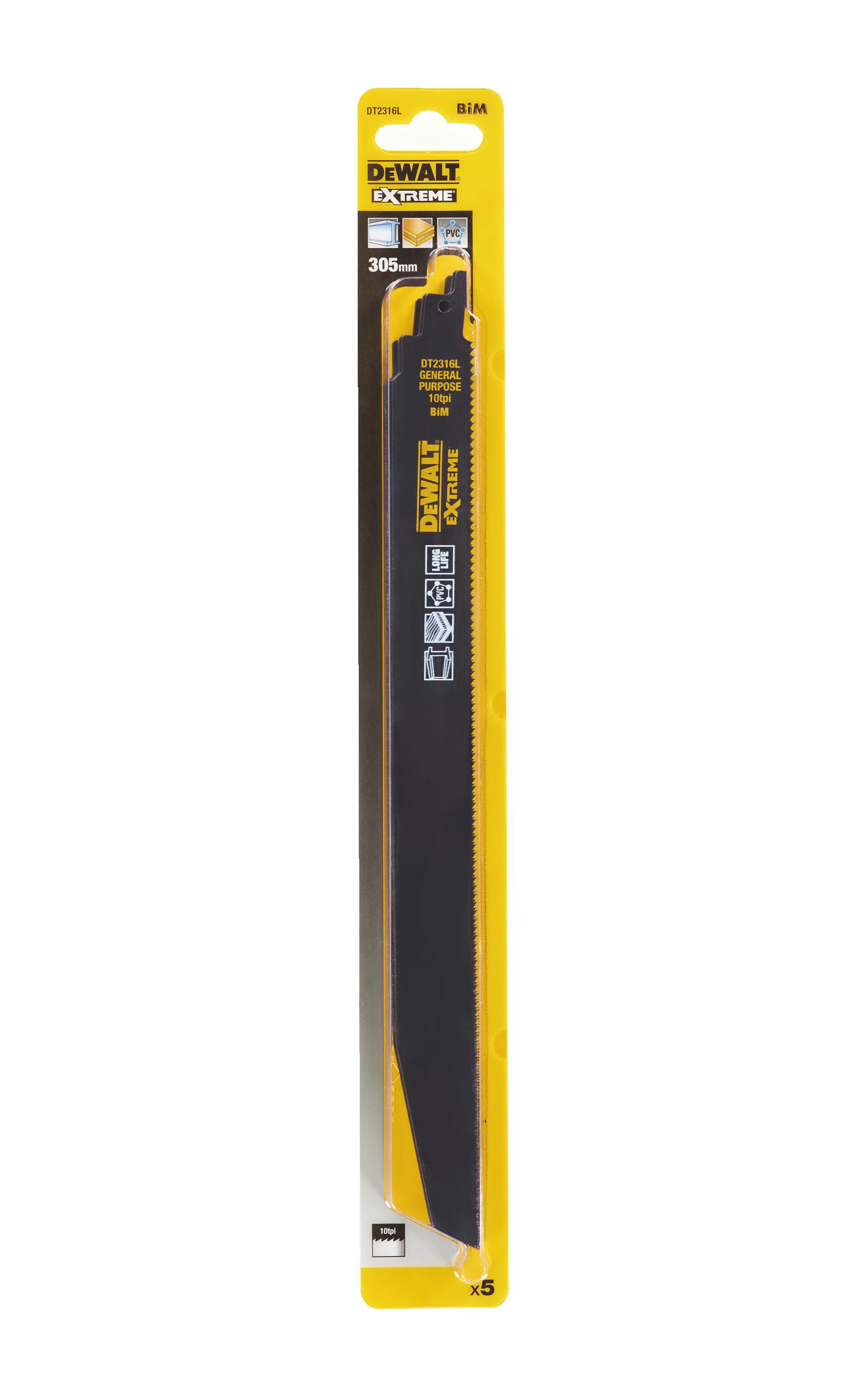 Полотно для сабельной пилы DEWALT 305мм, TPI 10, BIM, 5шт/уп (DT2316L-QZ BiM), DEWALT 305мм, TPI 10, BIM, 5шт/уп (DT2316L-QZ BiM)
Полотно для сабельной пилы DEWALT 305мм, TPI 10, BIM, 5шт/уп (DT2316L-QZ BiM), DEWALT 305мм, TPI 10, BIM, 5шт/уп (DT2316L-QZ BiM)