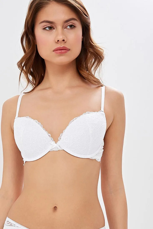 фото Бюстгальтер женский innamore icd10181 basic lace белый