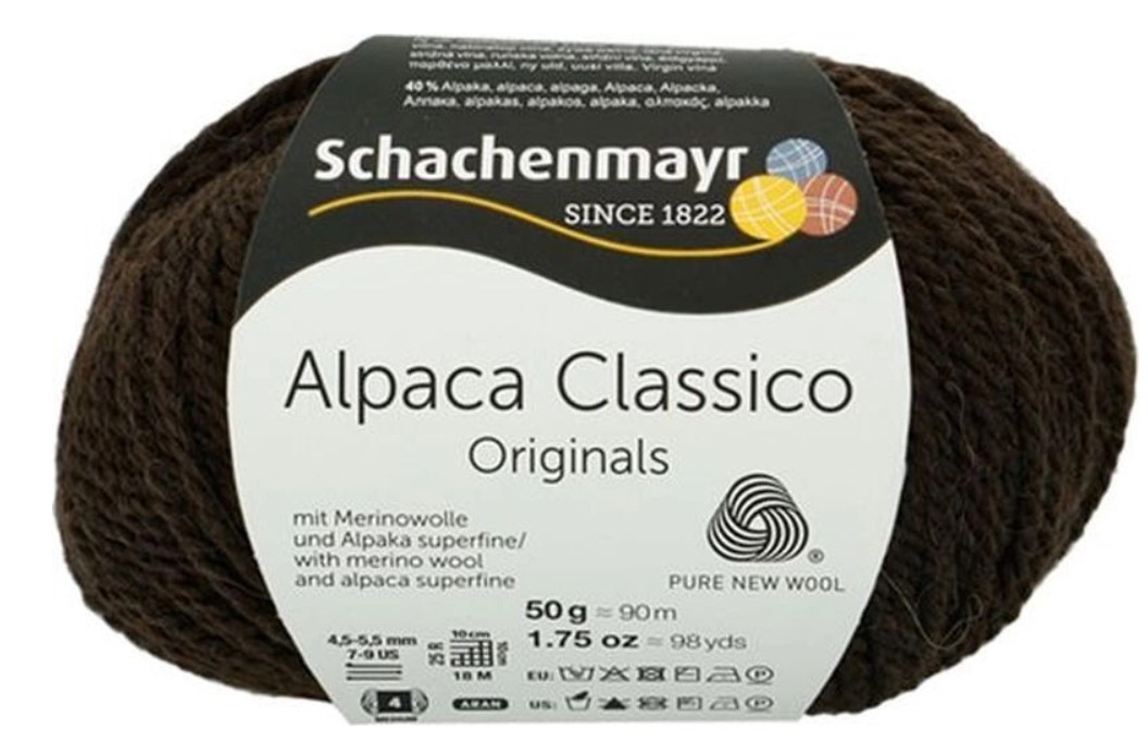 Пряжа SCHACHENMAYR 9807369 Alpaca Classico шоколадный 00011, Коричневый, Alpaca Classico
Пряжа SCHACHENMAYR 9807369 Alpaca Classico шоколадный 00011, Коричневый, Alpaca Classico