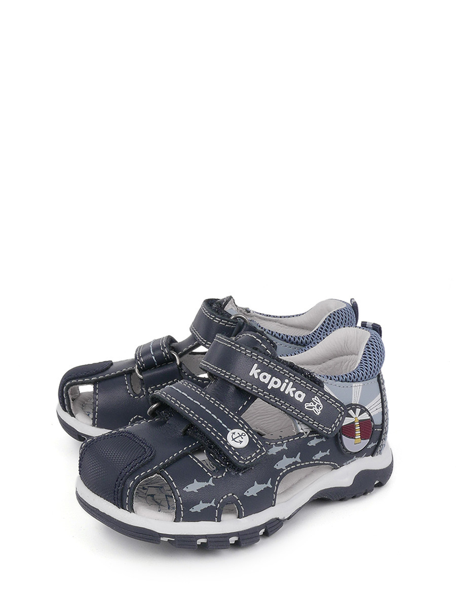 фото Сандалии детские kapika 31294-1, синий р.22