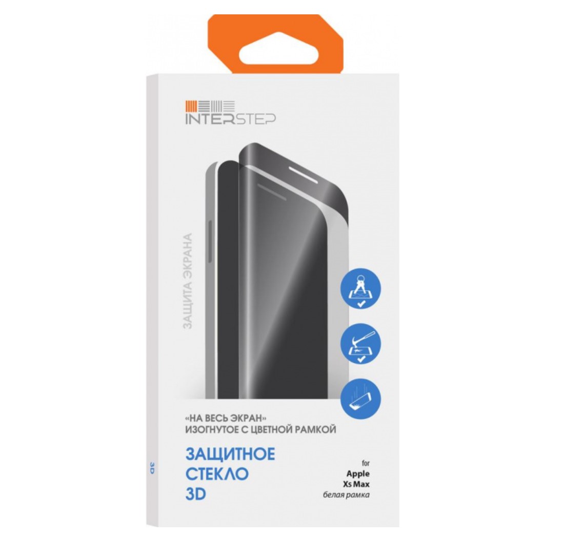 Защитное стекло InterStep 3D для Apple iPhone XS Max белая рамка (глянцевое), 3D для Apple iPhone XS Max белая рамка (глянцевое)
Защитное стекло InterStep 3D для Apple iPhone XS Max белая рамка (глянцевое), 3D для Apple iPhone XS Max белая рамка (глянцевое)