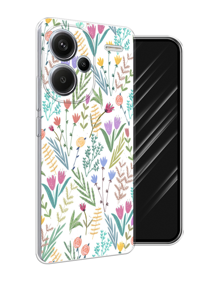 Чехол Awog на Redmi Note 13 Pro+ "Полевые цветы рисунок", Белый;зеленый, 320250-1
Чехол Awog на Redmi Note 13 Pro+ "Полевые цветы рисунок", Белый;зеленый, 320250-1