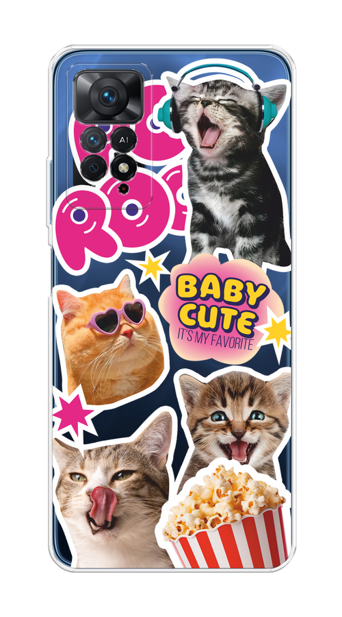 Чехол на Redmi Note 11 Pro/11 Pro 5G/11E Pro "Popcorn cats", Серый;коричневый;розовый, 314850-1
Чехол на Redmi Note 11 Pro/11 Pro 5G/11E Pro "Popcorn cats", Серый;коричневый;розовый, 314850-1