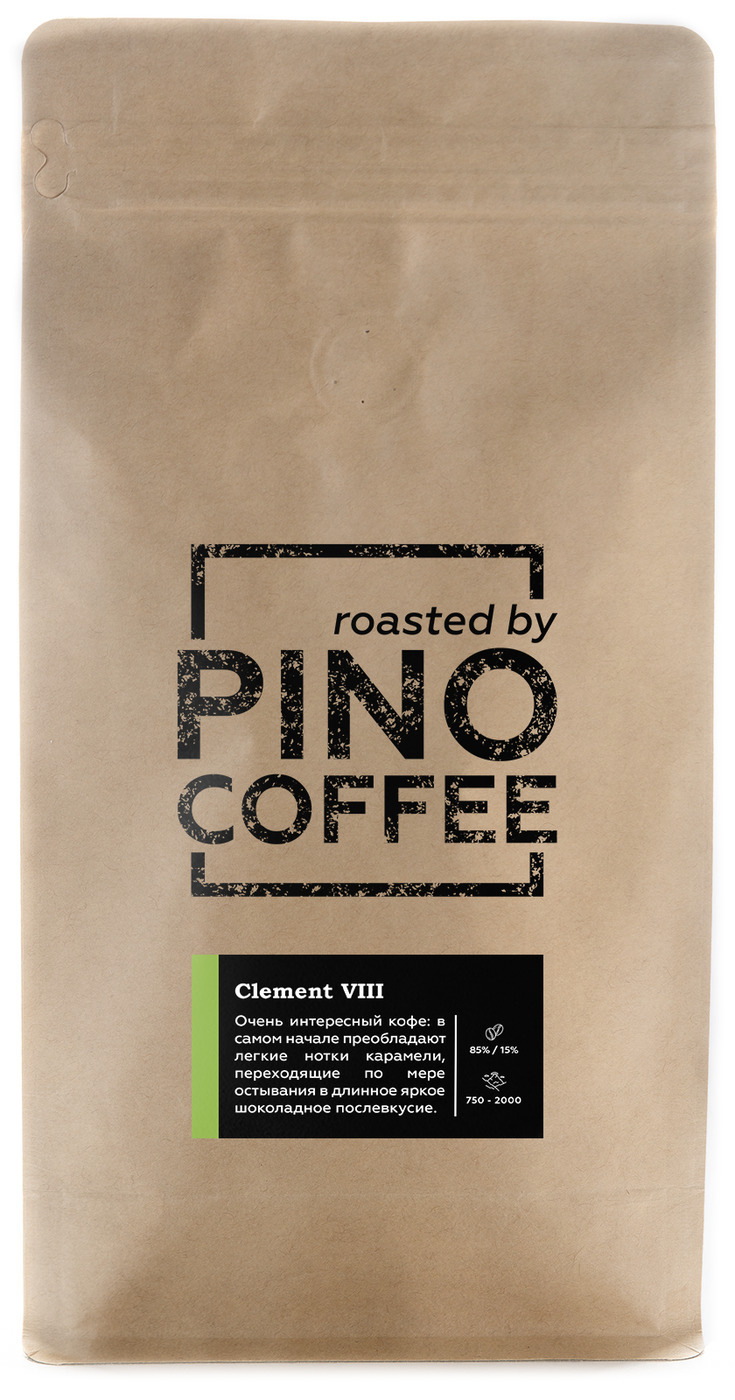Свежеобжаренный кофе ПИНОКОФФЕ PINOCOFFEE Clement VIII (купаж) 500 гр в зернах, Clement
Свежеобжаренный кофе ПИНОКОФФЕ PINOCOFFEE Clement VIII (купаж) 500 гр в зернах, Clement
