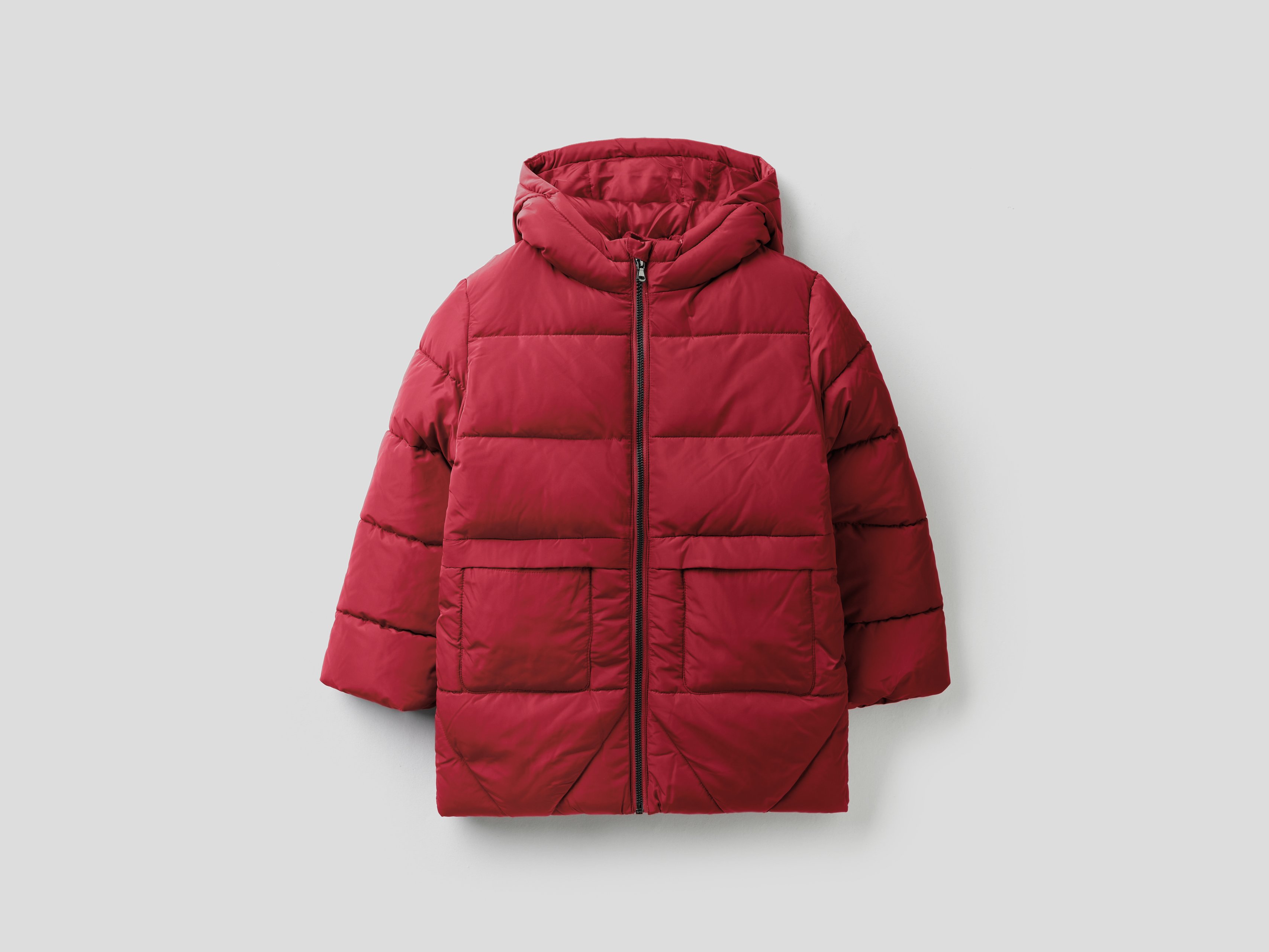 фото Куртка для девочек benetton цв. красный р.158 united colors of benetton