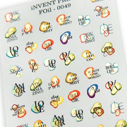 Набор iNVENT PRiNT Фольгированный слайдер Надписи. Слова. Фразы №FoiL-049, 3 шт., Разноцветный
Набор iNVENT PRiNT Фольгированный слайдер Надписи. Слова. Фразы №FoiL-049, 3 шт., Разноцветный
