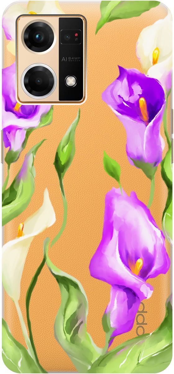 Силиконовый чехол на OPPO Reno7 с 3D принтом "Amazing Callas" прозрачный, Прозрачный;фиолетовый, 157884
Силиконовый чехол на OPPO Reno7 с 3D принтом "Amazing Callas" прозрачный, Прозрачный;фиолетовый, 157884