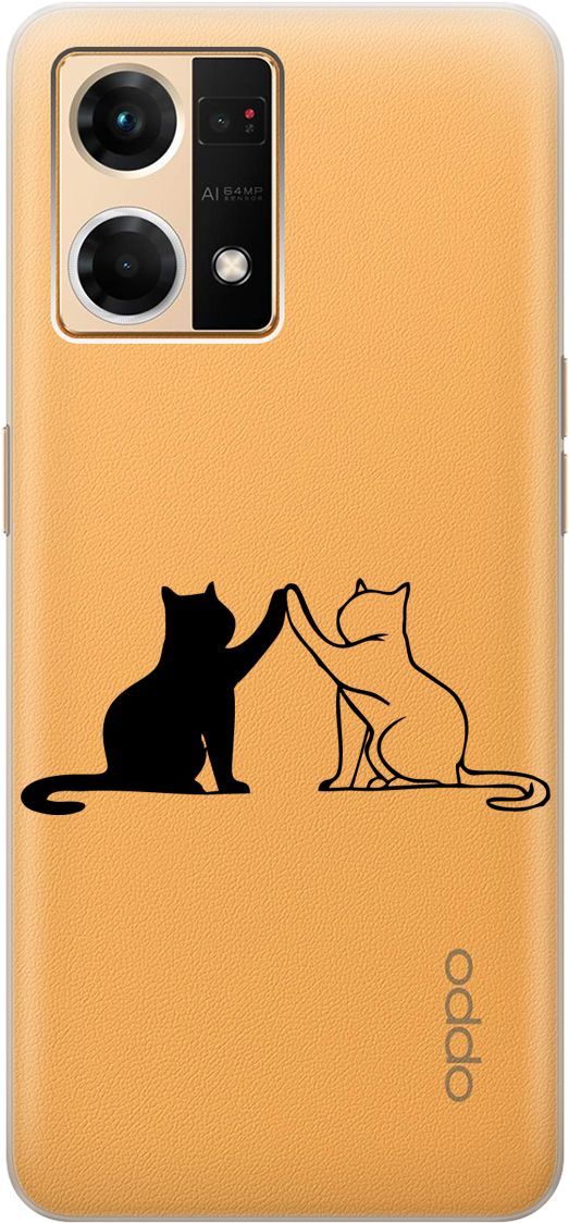 Силиконовый чехол на OPPO Reno7 с 3D принтом "Cats" прозрачный, Прозрачный;черный, 157884
Силиконовый чехол на OPPO Reno7 с 3D принтом "Cats" прозрачный, Прозрачный;черный, 157884