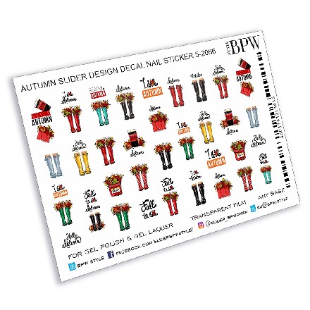 Набор, BPW.Style, Слайдер-дизайн «Love autumn», №5-2066, 3 шт. 
Набор, BPW.Style, Слайдер-дизайн «Love autumn», №5-2066, 3 шт.