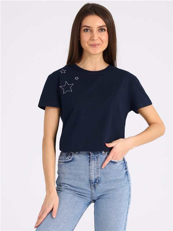 Футболка женская Апрель ф269001000Р1 синяя 100/164, Синий, ф269001000Р1
Футболка женская Апрель ф269001000Р1 синяя 100/164, Синий, ф269001000Р1