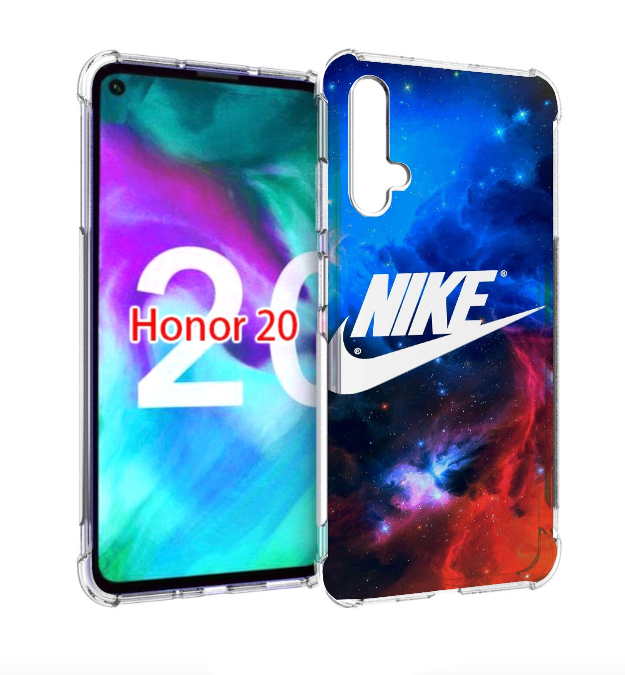 Чехол бампер MyPads найк в космосе для Honor 20, Прозрачный, Tocco 
Чехол бампер MyPads найк в космосе для Honor 20, Прозрачный, Tocco