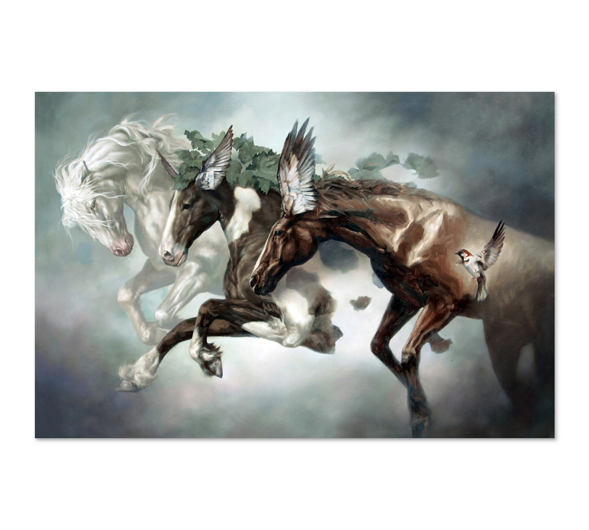 Картина интерьерная на холсте Poly Print Art Три коня 60х40 см.
Картина интерьерная на холсте Poly Print Art Три коня 60х40 см.