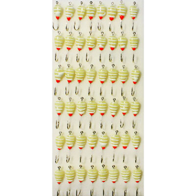 фото Мормышка фосфорная aqua №11, крючок №08 (80штук на плойке)